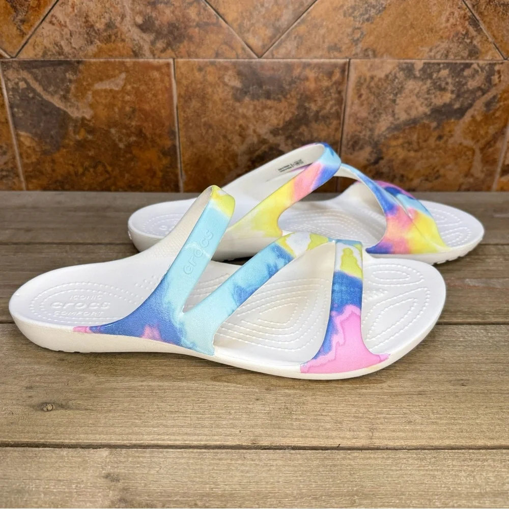 CROCS colorful sandals - Picture 4 of 7